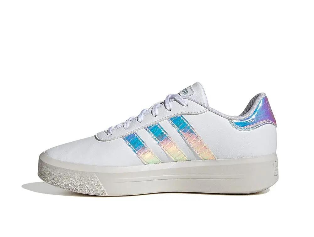 Zapatilla Adidas Court Plataforma Mujer Blanco