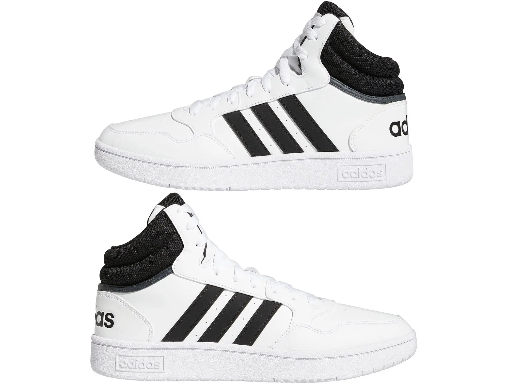 Zapatilla Adidas Hoops 3.0 Mid Hombre Blanco