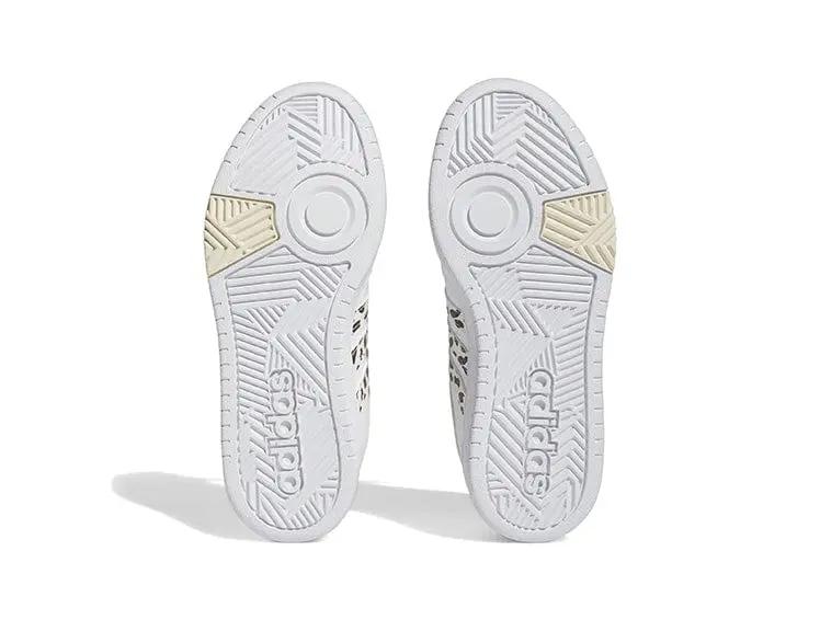 Zapatilla Adidas Hoops 3.0 Mujer Blanco Animal Print