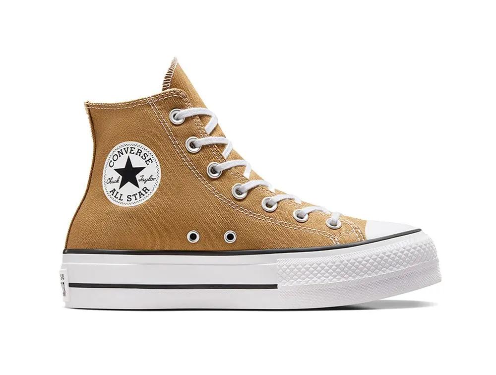 Zapatilla Converse Chuck Taylor Lift Mujer Cafe
