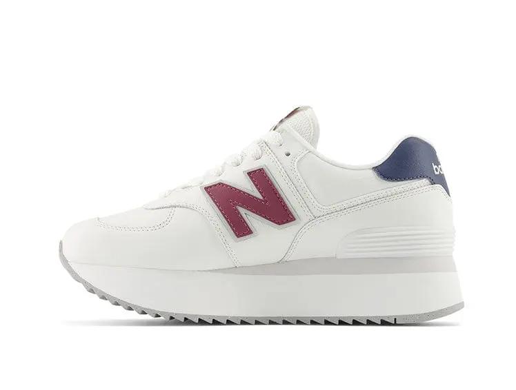 Zapatilla New Balance 574 Stacked Mujer Blanco