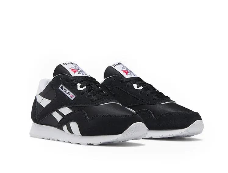 Zapatilla Reebok Cl Nylon Mujer Negro