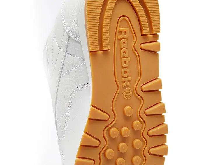 Zapatilla Reebok Classic Leather Cuero Mujer Blanco