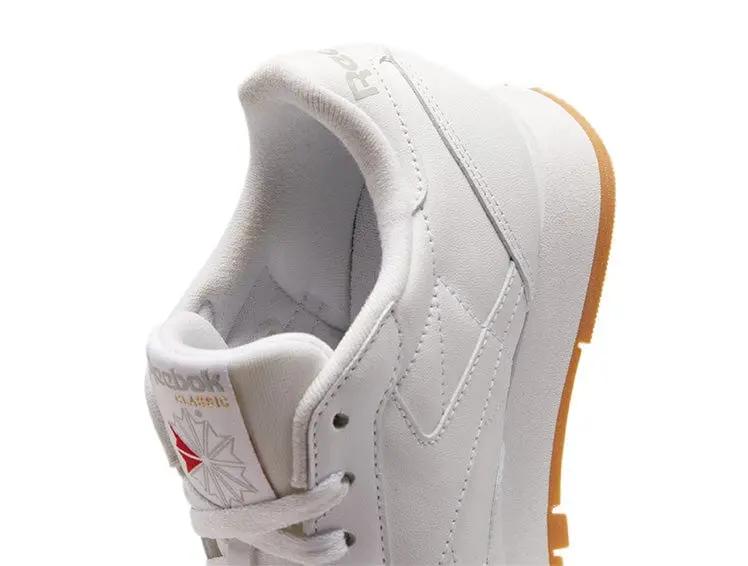 Zapatilla Reebok Classic Leather Cuero Mujer Blanco