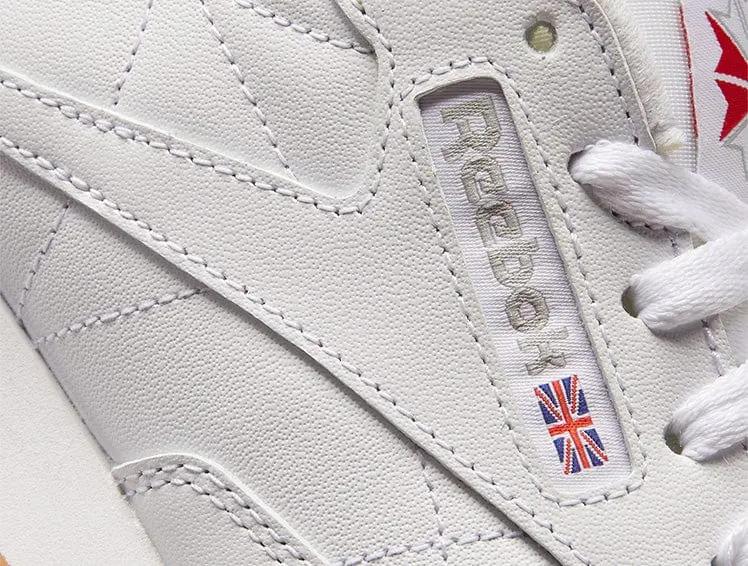 Zapatilla Reebok Classic Leather Cuero Mujer Blanco