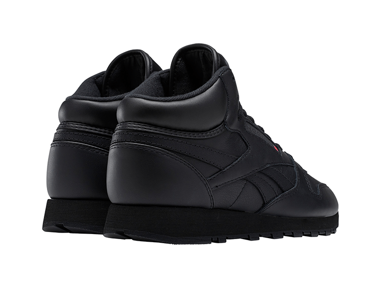 Zapatilla Reebok Classic Leather Mid Hombre Mono Negro