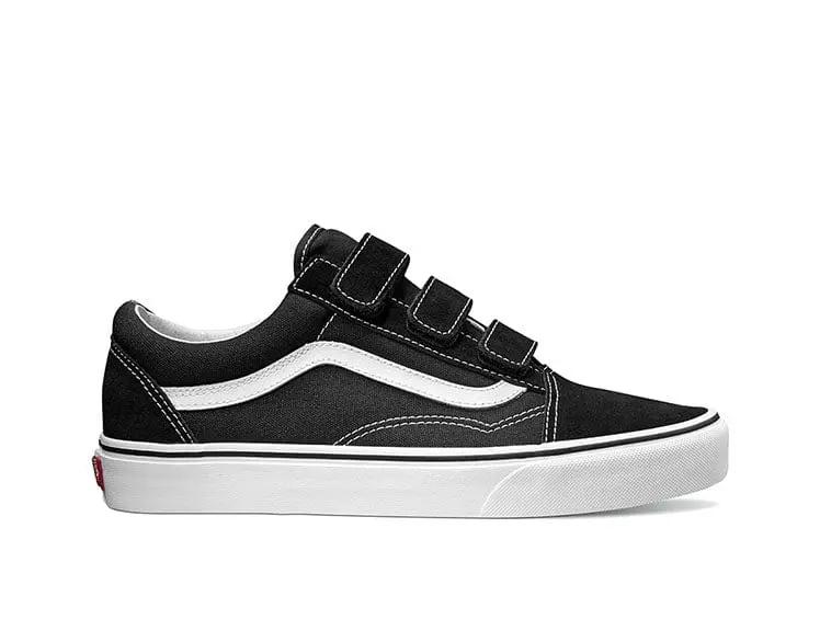 Zapatilla Vans Old Skool Velcro Mujer Negro