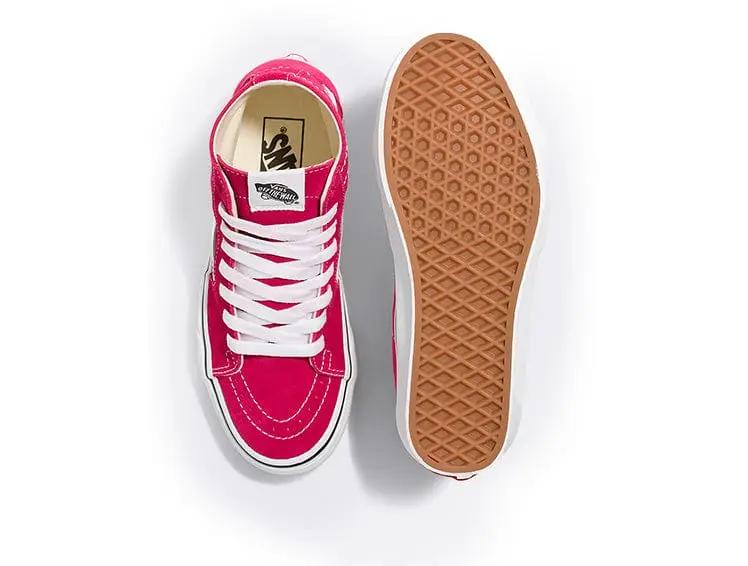 Zapatilla Vans Sk8-Hi Tapered (Color Theory) Mujer Fucsia