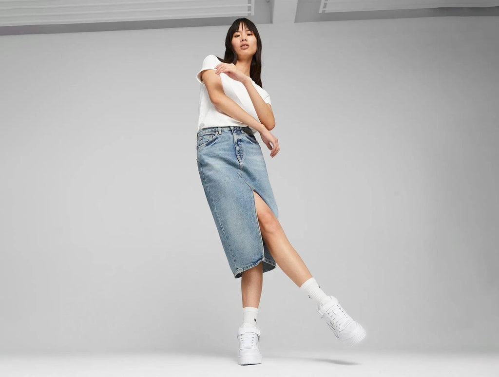 Zapatillas Puma Carina Street Mid Mujer Mono Blanco