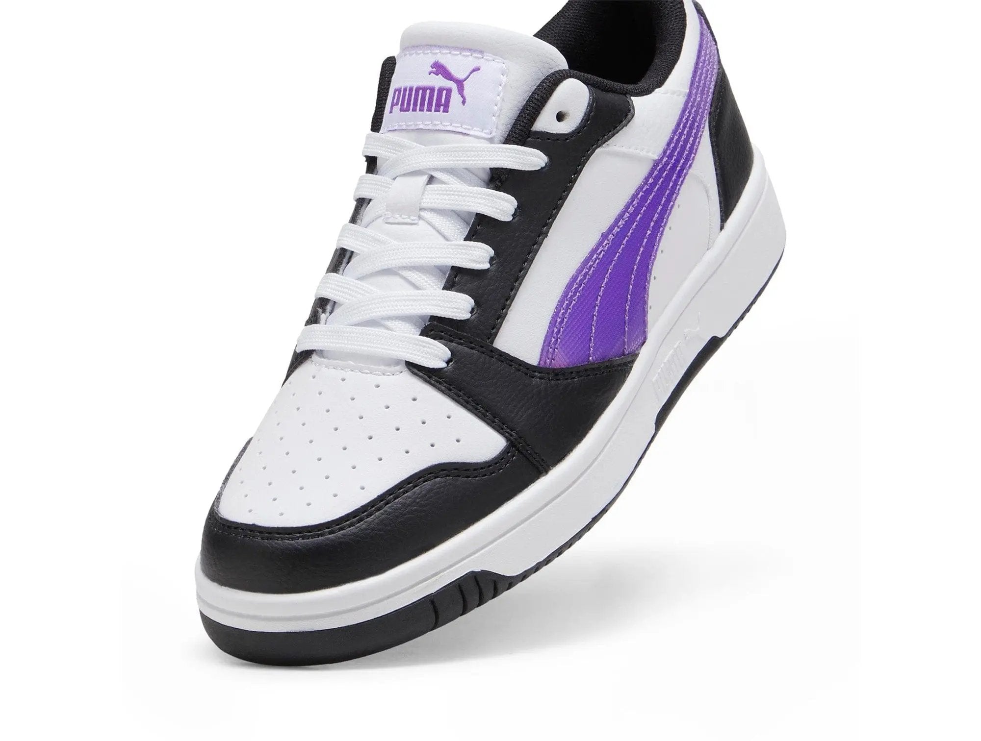 Zapatillas Puma Rebound V6 Cadete Negro