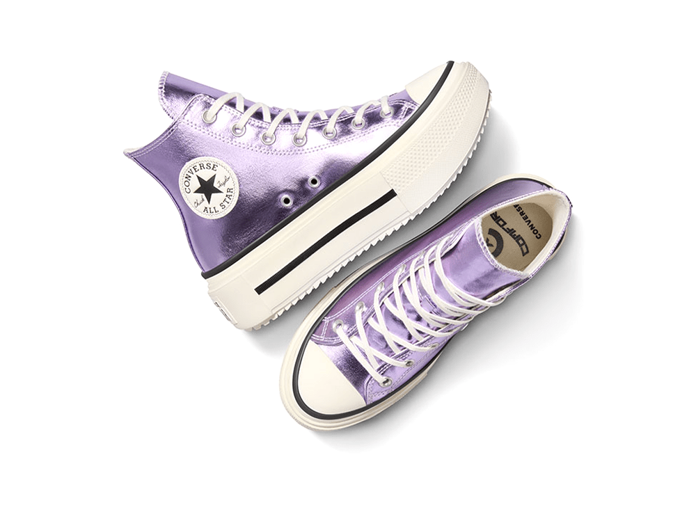 Zapatillas Converse Chuck Taylor Lift Double Stack Mujer Lila