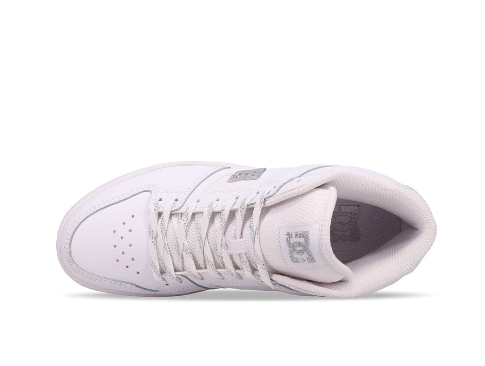 Zapatilla Dc Manteca 4 Mid Mujer Blanco