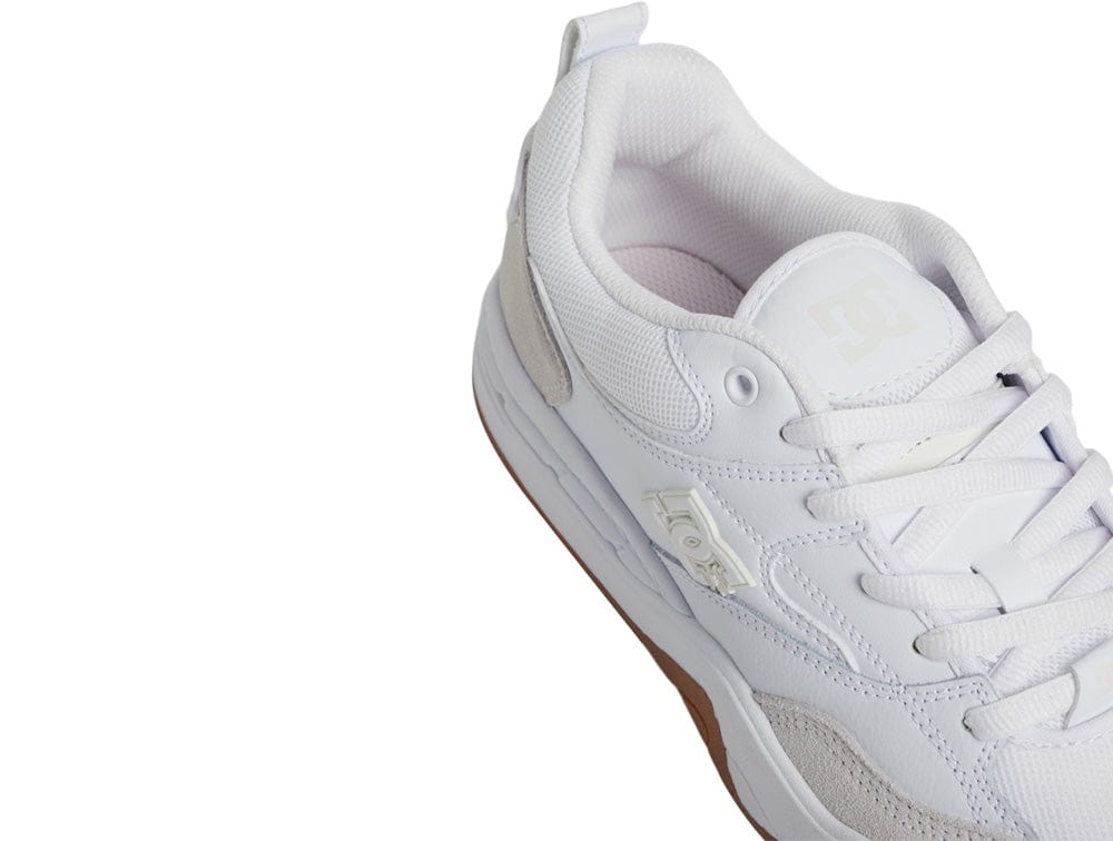 Zapatilla Dc Ascend Lth Hombre Blanco Suela Gum