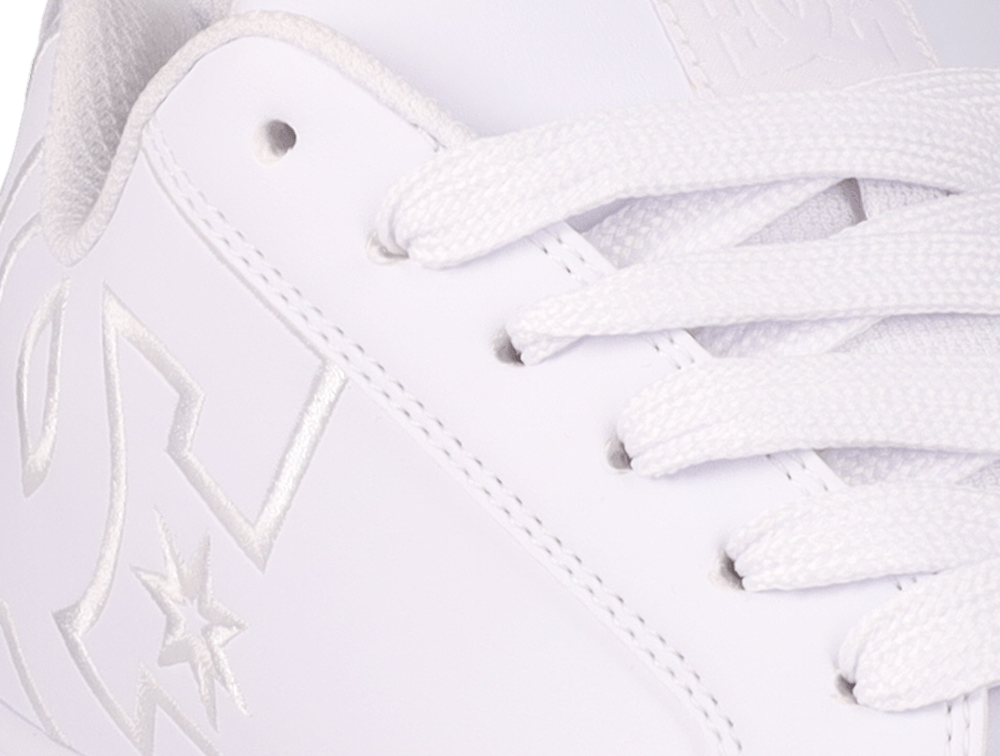 Zapatillas Dc Court Graffik Plataforma Mujer Blanco