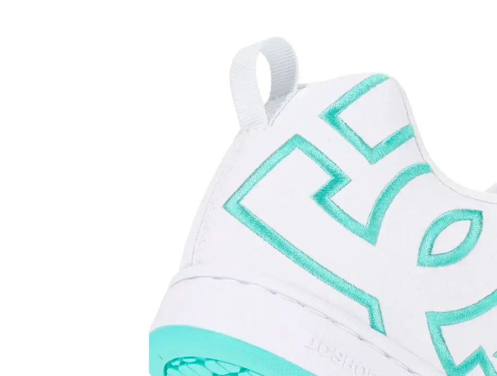 Zapatillas Dc Court Graffik Mujer Blanco